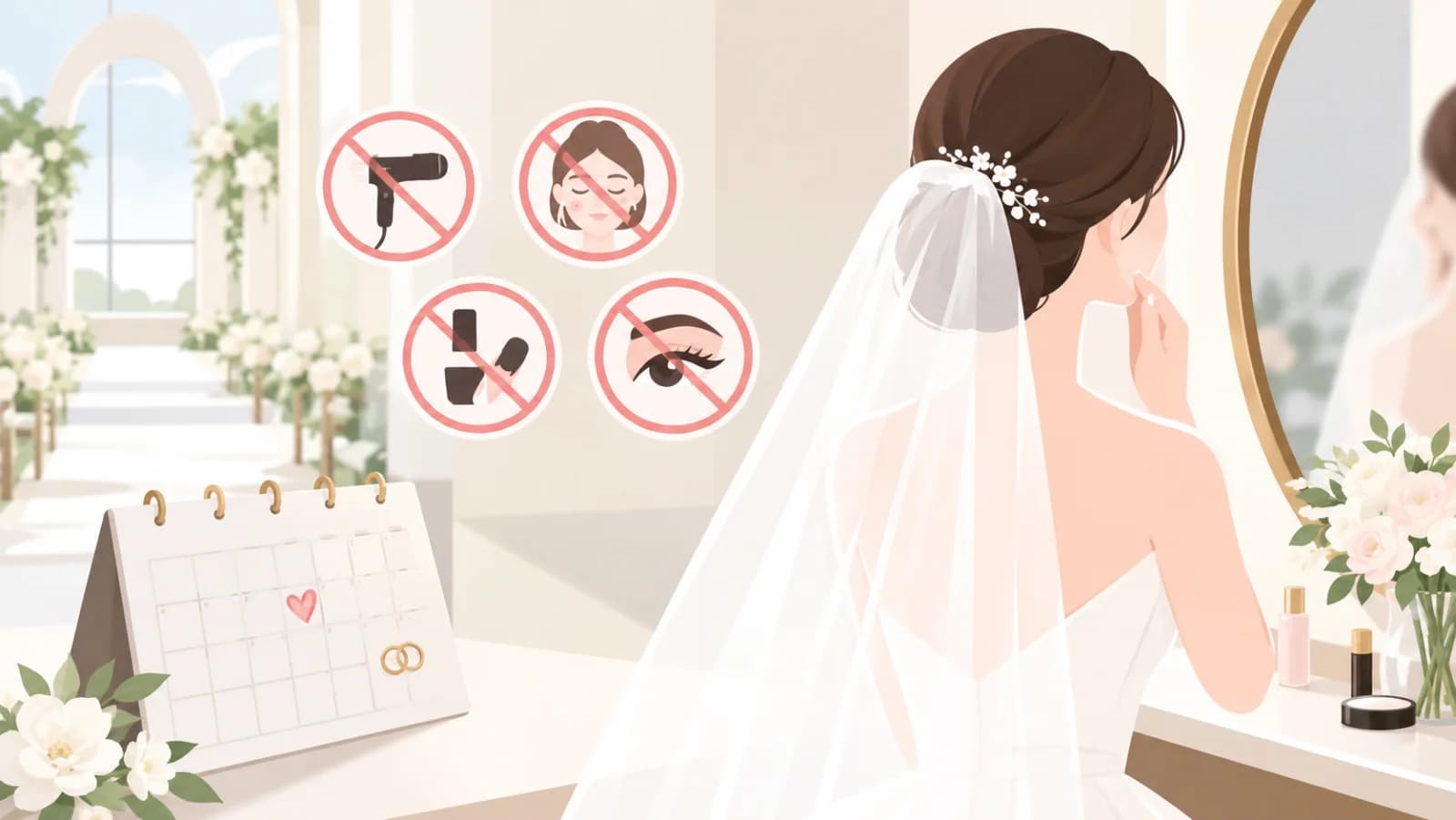 예식 일주일 전, 당일 아침엔 못 고치는 것부터